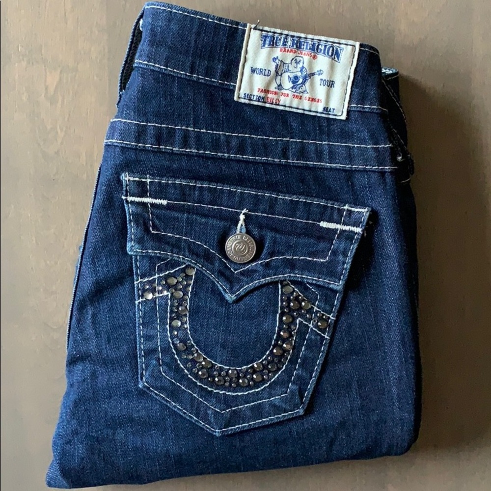 True Religion Billy Crystal Flap Pocket